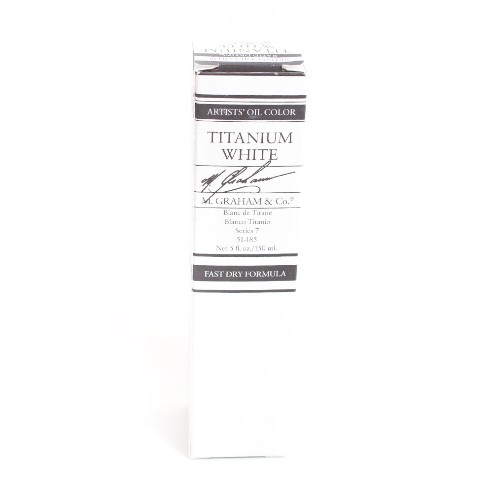 M. Graham, White, Oil, Art & School, Titanium White Alkyd, Rapid Dry, 5 ounce, 325986
